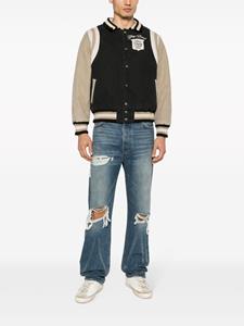 RHUDE Boxer gerafelde jeans - Blauw