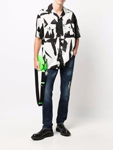 philippplein Philipp Plein Gerafelde jeans - Blauw