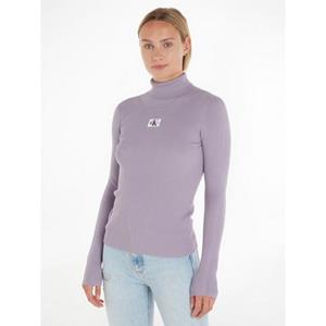 Calvin Klein Jeans Rollkragenpullover "BADGE ROLL NECK SWEATER", mit Markenlabel