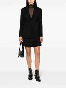 Courrèges Blazer met enkele rij knopen - Zwart
