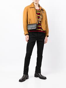 Gucci Skinny jeans met rits - Zwart