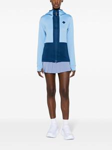J.Lindeberg Hoodie met logopatch - Blauw