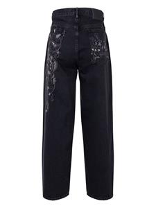 Supreme x Coogi Baggy jeans met borduurwerk - Zwart
