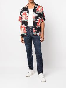 DSQUARED2 Jeans met logopatch - Blauw