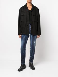 DSQUARED2 Jeans verfraaid met edelstenen - Blauw
