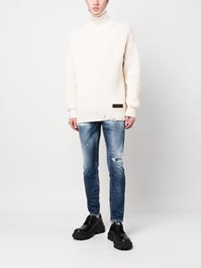Dsquared2 1964 ripped skinny jeans - Blauw