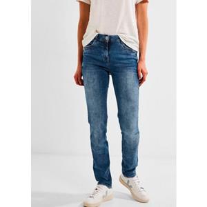 Cecil Slim fit jeans met logobadge