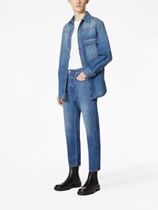 valentinogaravani Valentino Garavani VLogo Signature cropped jeans - Blauw