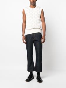 Junya Watanabe MAN Jeans met patchdetail - Blauw