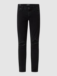 Skinny fit low rise jeans met stretch, model 'Liam'
