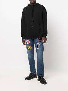 honeyfuckingdijon Honey Fucking Dijon x Keith Haring straight jeans - Blauw
