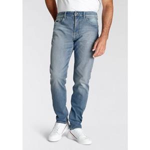 H.I.S Tapered jeans Cian Ecologische, waterbesparende productie door ozon wash