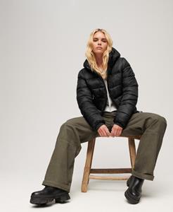 Superdry Vrouwen Sports Pufferbomberjack Zwart