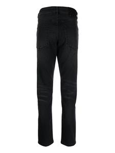 Salvatore Santoro Jeans met logopatch - Zwart