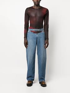 Y/Project Ruimvallende jeans - Blauw