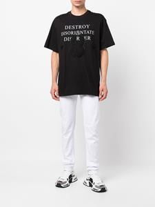 philippplein Philipp Plein Jeans met logopatch - Wit