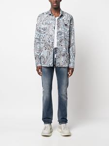 philippplein Philipp Plein Jeans met logopatch - Blauw