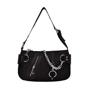 Vintage Chain Women Bag Luxury Designer Handbags Nylon Messenger Purse Retro Tote