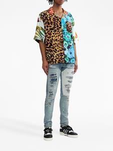AMIRI Jeans met logoprint - Blauw