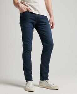 Superdry Mannen Slimfit Jeans van Biologisch Katoen Donkerblauw Grootte: 28/34