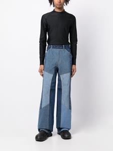 marineserre Marine Serre Jeans met patchwork - Blauw