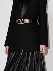 valentinogaravani Valentino Garavani VLogo Signature omkeerbare riem - Zwart