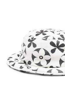 10corsocomo 10 CORSO COMO Vissershoed met bloemjacquard - Wit