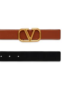 valentinogaravani Valentino Garavani VLogo Signature omkeerbare riem - Bruin