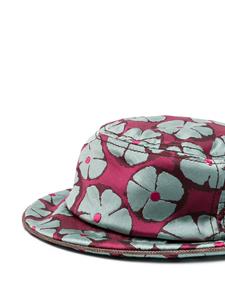10corsocomo 10 CORSO COMO Vissershoed met bloemenprint - Grijs