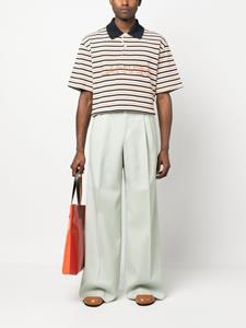 Lanvin Broek met wijde pijpen - Groen