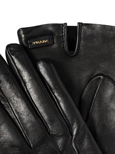 Prada Leren handschoenen - Zwart