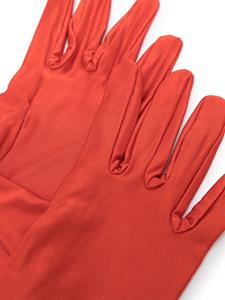 Alexandre Vauthier Handschoenen met fluwelen effect - Rood