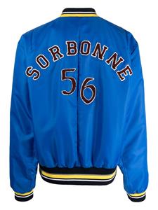 walesbonner Wales Bonner Bomberjack met logopatch - Blauw
