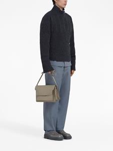 Marni Geruite wollen broek - Blauw