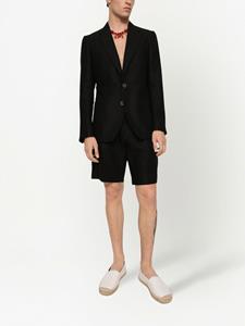 dolce&gabbana Dolce & Gabbana Linnen shorts - Zwart