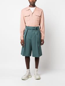 jilsander Jil Sander Shorts met ceintuur - Groen