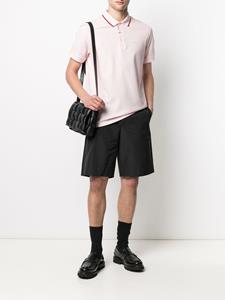 Prada Shorts met logopatch - Zwart