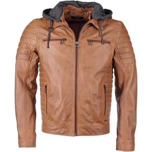 Maze Lederjacke "Lederjacke", mit Kapuze