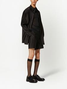 valentinogaravani Valentino Garavani Geplooide shorts - Zwart