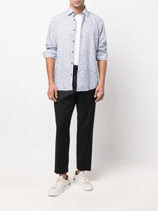 BOSS Pantalon met trekkoord - Zwart