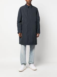 ASPESI Regenjas met enkele rij knopen - Blauw