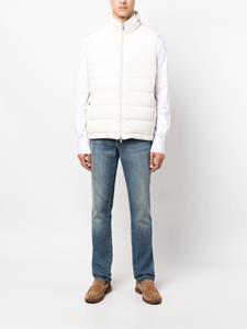 Brunello Cucinelli Ribfluwelen bodywarmer - Wit