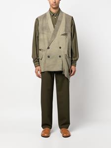 ziggychen Ziggy Chen Blazer met dubbele rij knopen - Groen