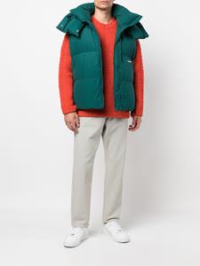 Off-White Bodywarmer met capuchon - Groen