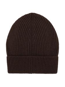 dolce&gabbana Dolce & Gabbana Ribgebreide muts - Bruin