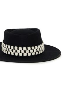 DESTREE Gerhard fedora hoed - Zwart