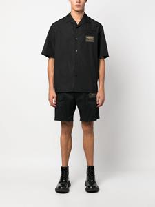 Moschino Shorts met logopatch - Zwart