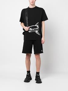 Diesel P-Crown-Div trainingsshorts met geborduurd logo - Zwart