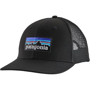 Patagonia - P-6 Logo Trucker Hat - Pet, zwart