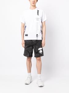 aapeby*abathingape AAPE BY *A BATHING APE Bermuda shorts met print - Zwart